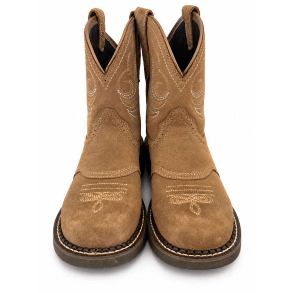 Ariat Brown Suede Western Cowboy Boots – Women’s 7B
